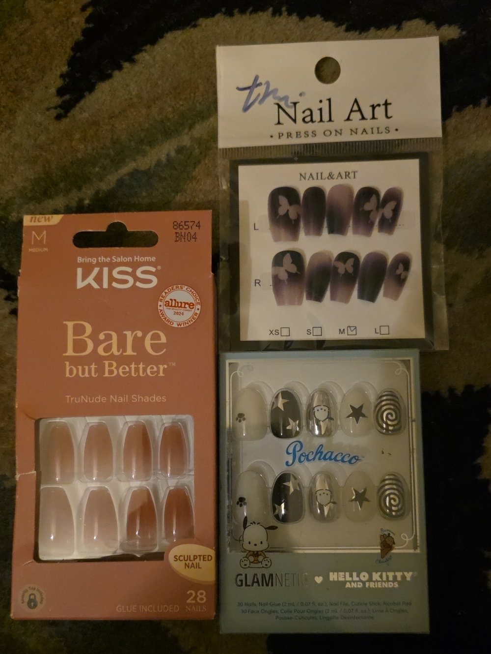 Kiss Bare but Better TruNude Press-On Nails Glamnetic Set